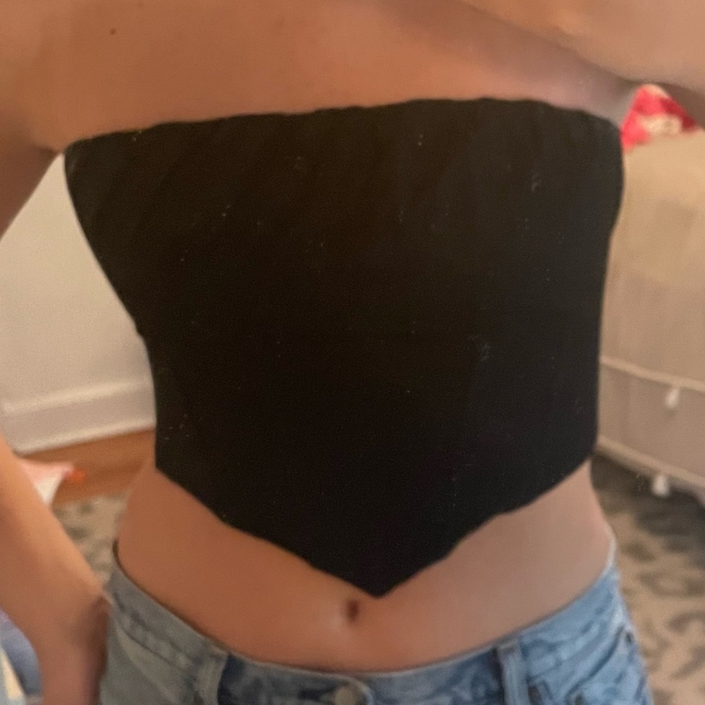 Princess Polly Black Corset Top